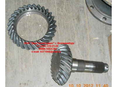 Коническая пара заднего редуктора (29х21, i-4.8, длинный хвостик) H HOWO (ХОВО) 199012320181 фото 1 Комсомольск-на-Амуре