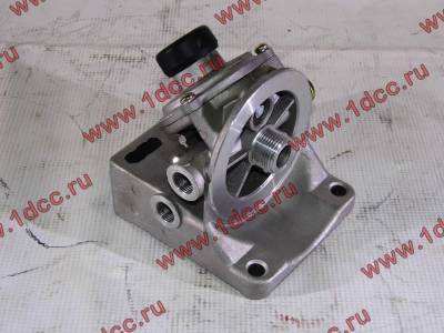 Кронштейн топливного фильтра грубой очистки (с помпой, 4 отверстия) H3/SH/F HOWO (ХОВО)  фото 1 Комсомольск-на-Амуре