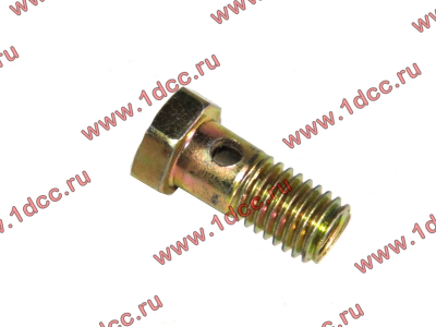 Болт пустотелый М10х1,5 (штуцер топливный) H HOWO (ХОВО)  фото 1 Комсомольск-на-Амуре